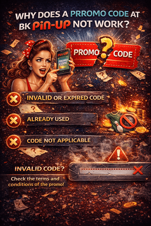 Чому промокод на сайті Пінап не працює: помилки введення, прострочений строк дії, невідповідні умови акції або обмеження акаунта